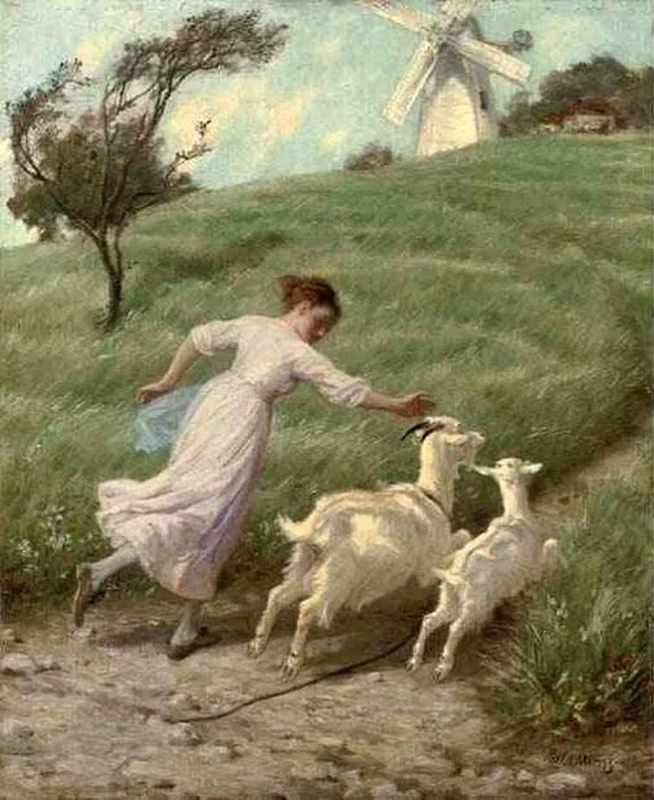 Le caprette in fuga